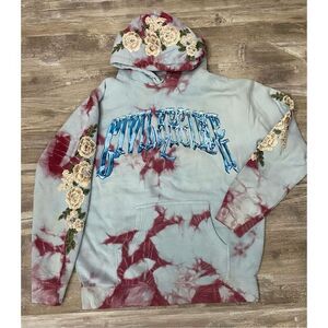 Civil Regime Appliqué Sweatshirt Hoody Mens Womens Sz M